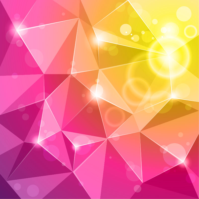 free vector Vector Crystal Abstract Background